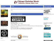 Tablet Screenshot of chicagochristianmusic.com